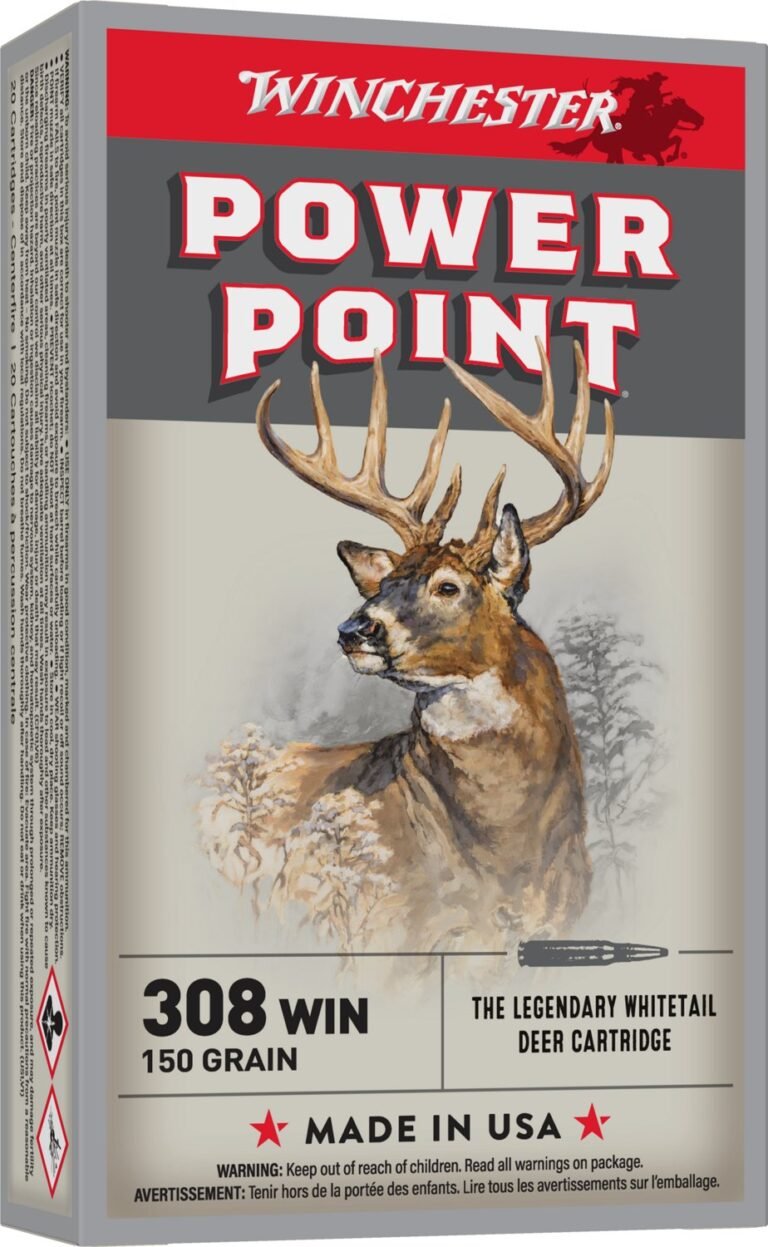 Winchester Super-X Power-Point .308 Winchester 150-Grain Rifle Ammunition - 20 Rounds