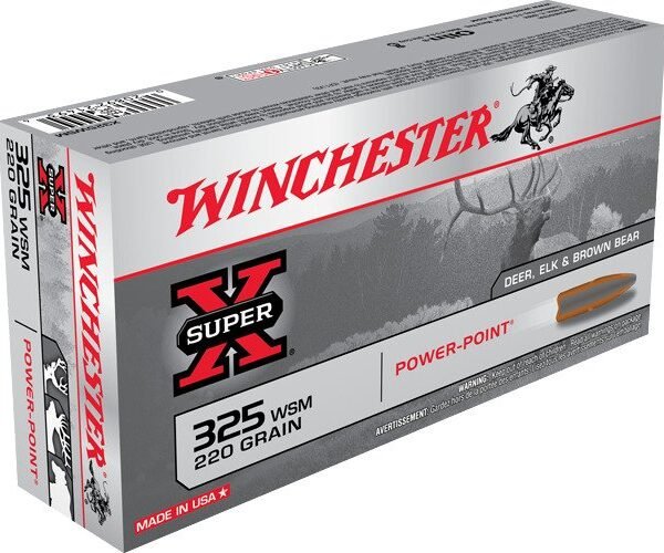 Winchester Super-X Power-Point .325 WSM 220-Grain Centerfire Rifle Ammunition