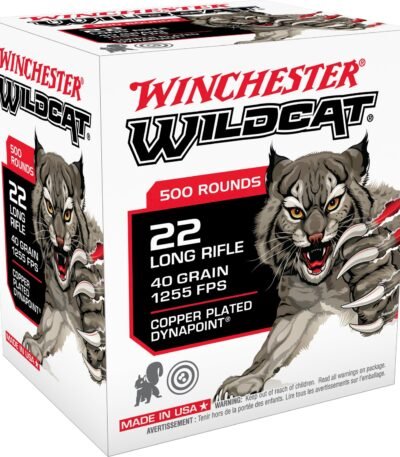 Winchester Wildcat .22 LR 40-Grain Rimfire Ammunition - 500 Rounds