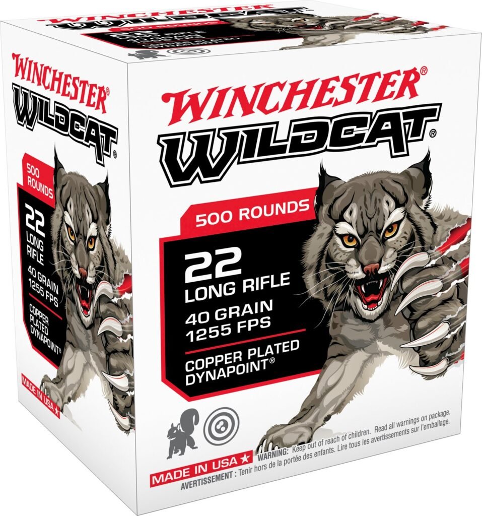 Winchester Wildcat .22 LR 40-Grain Rimfire Ammunition - 500 Rounds