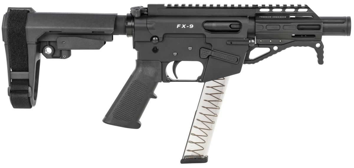 Freedom Ordnance FX-9 AR Pistol 9mm Luger Semi-Auto 4" 31+1 RD FX9P4S