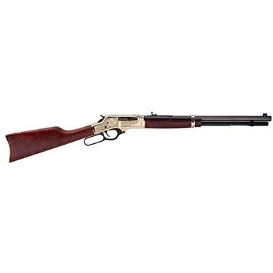 Henry .30-30 Brass Wildlife Edition, Lever Action, .30-30 Winchester, 20" Octagonal Barrel, 5 Rounds, 5 Round Capacity - Legit Straps