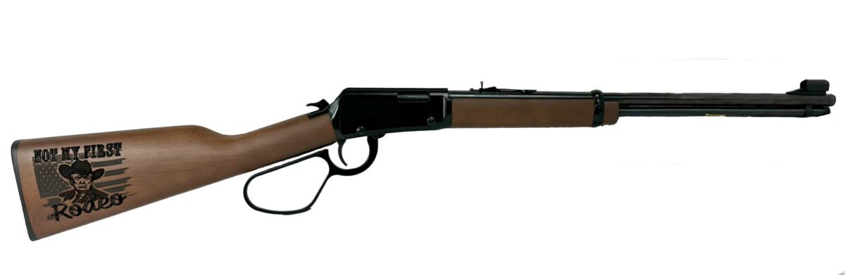 Henry Lever Large Loop Trump Not My First Rodeo 22LR 18.5" 15+1 RD Rifle HS18
