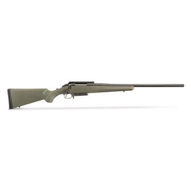 Ruger American Predator, Bolt Action, 6.5mm Creedmoor, 22" Barrel, Moss Green Stock, 3+1 Rounds - Legit Straps